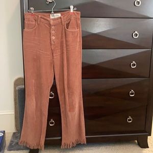 reformation Jessie pant in nutmeg